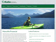 Tablet Screenshot of kaliafinancial.com